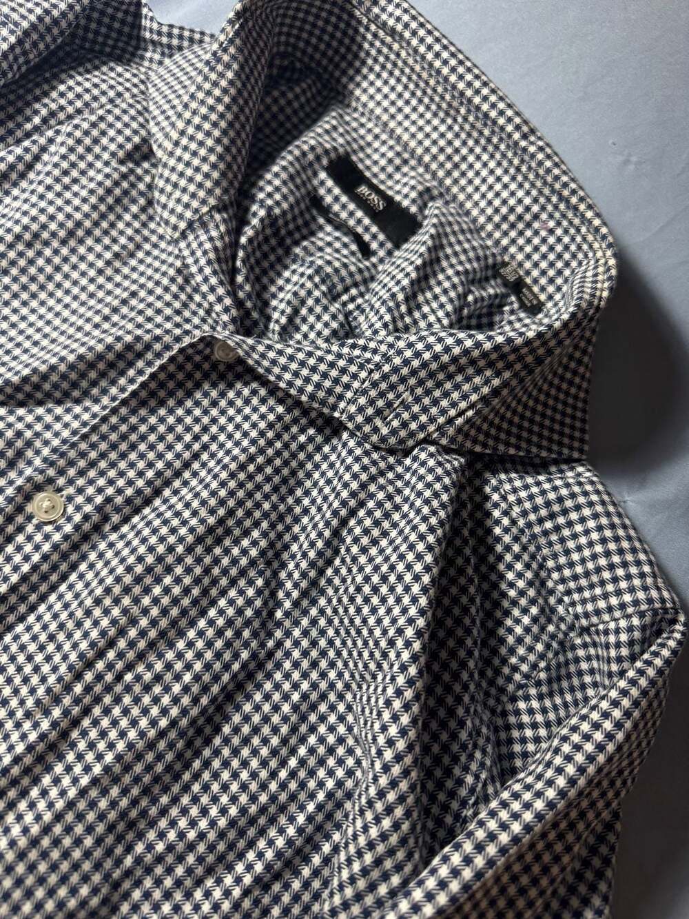 Boss Hugo Boss Houndstooth Sharp Fit Button Up Shirt
